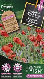 Protecta Bloemen zaden: Klaproos Rode Enkele | Papaver, Tuin en Terras, Bloembollen en Zaden, Ophalen of Verzenden