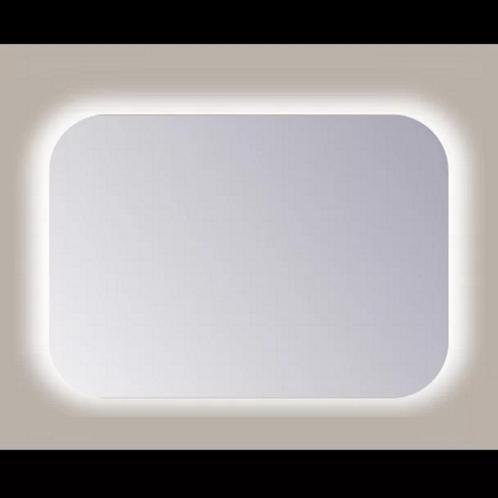 Spiegel Sanicare Q-Mirrors 100x60 cm Rechthoek Met Rondom, Huis en Inrichting, Woonaccessoires | Spiegels, Nieuw, Rond, Minder dan 100 cm