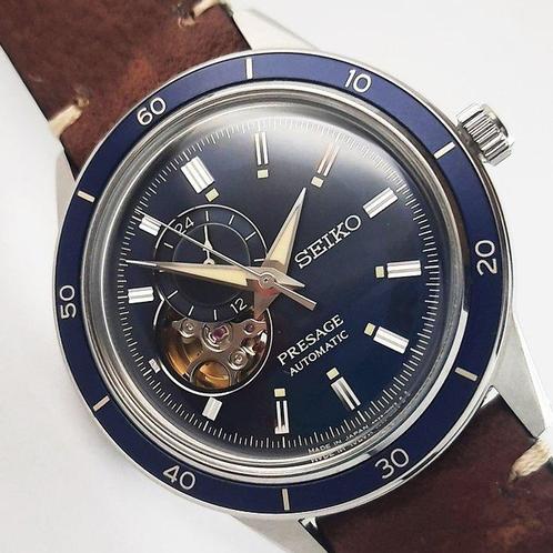 Seiko - Presage Open Heart Blue Dial - Zonder Minimumprijs -, Sieraden, Tassen en Uiterlijk, Horloges | Antiek