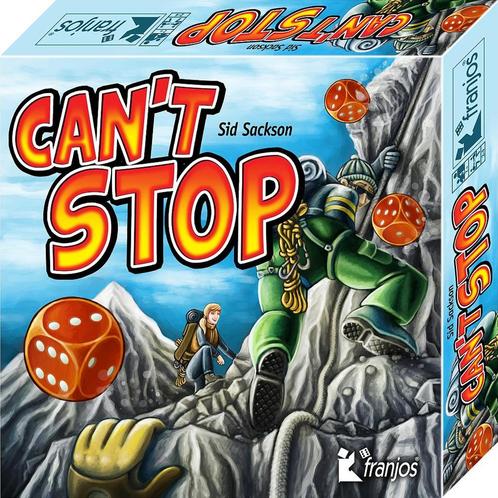 Cant Stop - Bordspel | Franjos - Gezelschapsspellen, Hobby en Vrije tijd, Gezelschapsspellen | Bordspellen, Nieuw, Verzenden