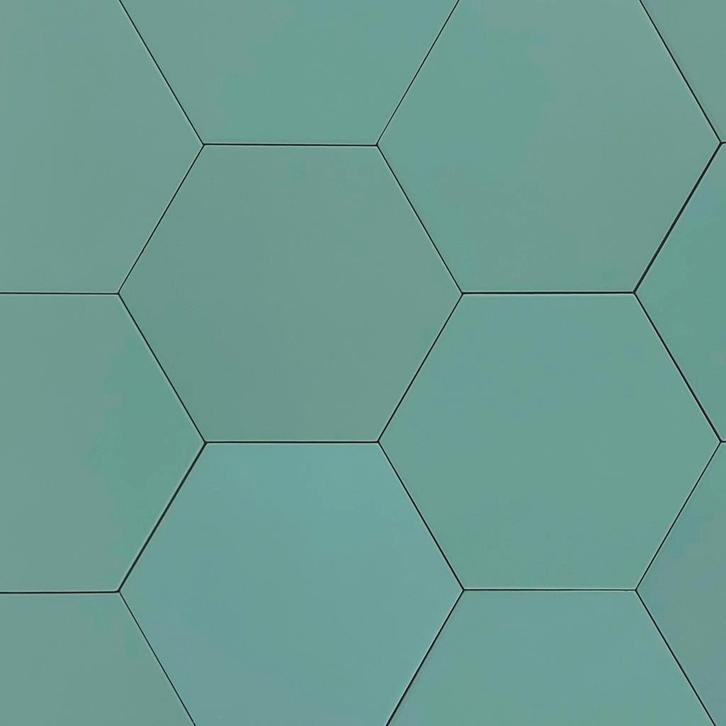 Vloertegel wandtegel hexagon coimbra jade groen 17,5x20 r9, Doe-het-zelf en Verbouw, Tegels, Vloertegels, Nieuw, 10 m² of meer