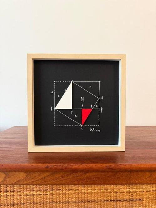CAFM - Jo Niemeyer (1946) - sculptuur, Collage - 24 cm -, Antiek en Kunst, Antiek | Meubels | Stoelen en Banken