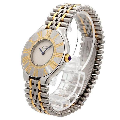 Cartier - Must de Cartier 21 - W10050F4 - Unisex - 2010-2020, Sieraden, Tassen en Uiterlijk, Horloges | Heren