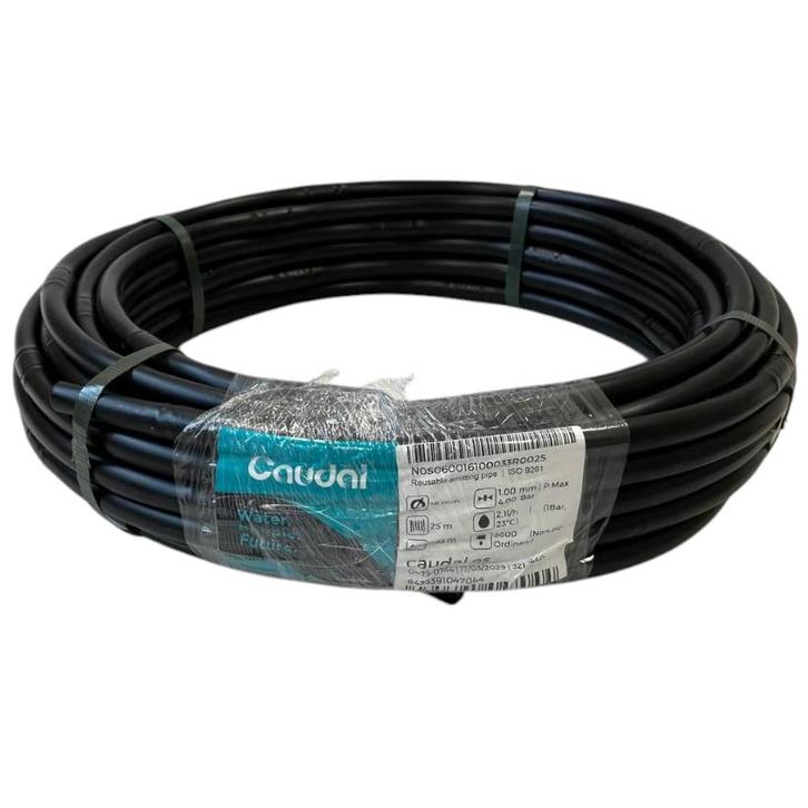 Druppelslang 25 meter drukgereguleerd CAUDAL (2.1 l/u) 16mm, Tuin en Terras, Druppelsystemen, Ophalen of Verzenden
