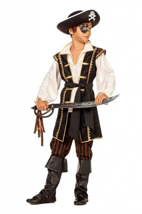Bruine Piraat jongen elite, Kleding | Heren, Carnavalskleding en Feestkleding, Nieuw, Ophalen of Verzenden