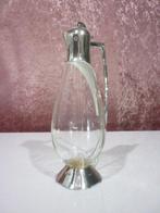 Art nouveau Urania - Karaf - Verzilverd, Verzilverd kristal, Antiek en Kunst