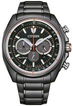Citizen CA4567-82H Eco-Drive Chrono horloge, Sieraden, Tassen en Uiterlijk, Horloges | Heren, Staal, Staal, Verzenden, Nieuw