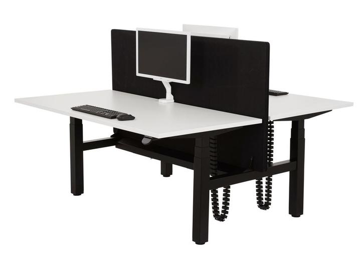 Duobureau Zit sta YOUP07  zwart wit 120x80, Zakelijke goederen, Kantoor en Winkelinrichting | Kantoormeubilair en Inrichting, Ophalen of Verzenden