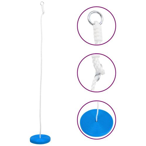 vidaXL Schotelschommel 200cm blauw, Kinderen en Baby's, Speelgoed | Buiten | Speeltoestellen, Nieuw, Verzenden