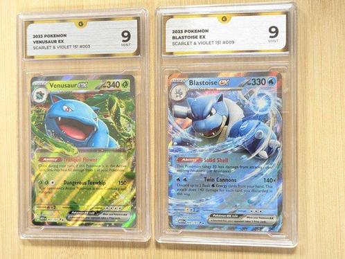 Pokémon - 2 Graded card - GRADE 9 SET - Venusaur 003 -, Hobby en Vrije tijd, Verzamelkaartspellen | Pokémon