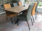 Set van 6 leren eetkamerstoelen - verschillende kleuren leer, Overige kleuren, Nieuw, Leer, Ophalen of Verzenden