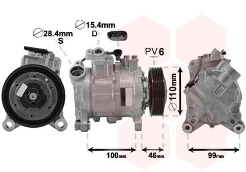 AIRCO COMPRESSOR VOOR BMW 3 E90/E91 2004-2009 64529225704, Auto-onderdelen, Airco en Verwarming, Nieuw, Ophalen of Verzenden