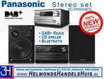 Panasonic stereoset bluetooth CD speler DAB+ digital input, Audio, Tv en Foto, Stereo-sets, Overige merken, MP3-aansluiting, Cd-speler