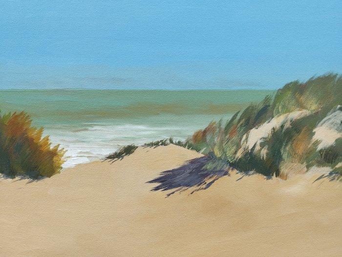 Maillet (XX-XXI) - Mer du Nord, sable et dunes, Antiek en Kunst, Kunst | Schilderijen | Klassiek