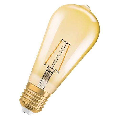 Ledvance Vintage 1906 LED ST64 lamp E27 2.5W/824 220lm Goud, Huis en Inrichting, Lampen | Overige, Nieuw, Ophalen of Verzenden