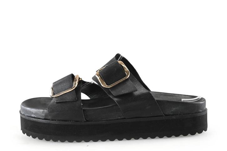 Nelson slippers in maat 41 Zwart | 10% korting, Kleding | Dames, Schoenen, Zwart, Gedragen, Slippers, Verzenden