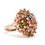 Zonder Minimumprijs - Ring Verguld Toermalijn - Topaas -, Sieraden, Tassen en Uiterlijk, Ringen, Nieuw