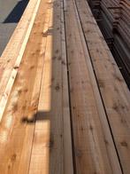 Western Red Cedar-channelsiding–rabatdeel–schuttingdeel-geve, Doe-het-zelf en Verbouw, Hout en Planken, Ophalen, Minder dan 25 mm