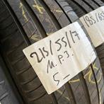 2 x Michelin Primacy 3 215-55-17 Zomerbanden 5mm, 17 inch, Ophalen of Verzenden, Band(en), Personenwagen