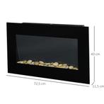 TRUUSK Elektrische Haard Met LED Vlam Effect, 1000/2000W Wan, Huis en Inrichting, Haarden, Verzenden, Nieuw