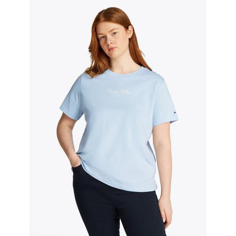 Tommy Hilfiger Curve Shirt met ronde hals CRV REG, Kleding | Dames, T-shirts, Nieuw, Verzenden