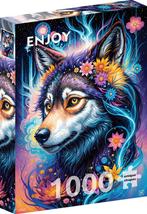 Magical Wolf Portrait Puzzel (1000 stukjes) | Enjoy Puzzle -, Verzenden, Nieuw