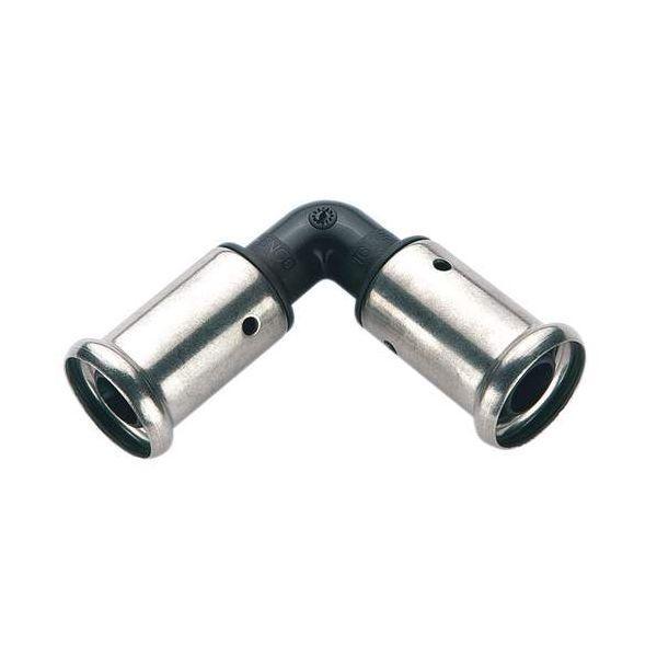 Henco perskoppeling Ø20x20 knie  90°, Doe-het-zelf en Verbouw, Verwarming en Radiatoren, Verzenden