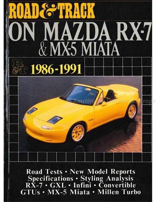 ROAD & TRACK ON MAZDA RX-7 & MX-5 MIATA 1986-1991, Boeken, Auto's | Boeken, Mazda