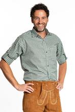 Trachtenhemd Lange Mouw Groen Geblokt Tirol, Kleding | Heren, Carnavalskleding en Feestkleding, Ophalen of Verzenden, Nieuw