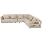 Metropolitan modulaire hoek loungeset rechts 3 delig latte, Ophalen of Verzenden, Nieuw, Aluminium