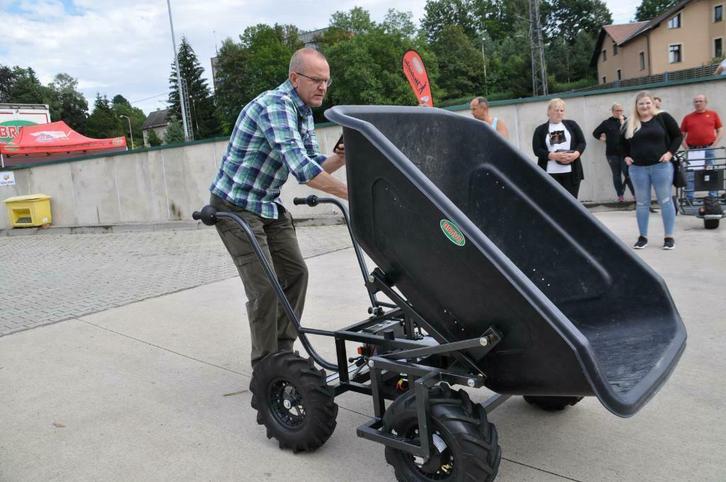 Bravo Mobarrow | VIERWIELIGE ELEKTRISCHE KRUIWAGEN tot 300L, Tuin en Terras, Kruiwagens, Nieuw, Elektrisch, Ophalen of Verzenden