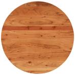 vidaXL Tafelblad rond Ø 70x3,8 cm massief acaciahout, Huis en Inrichting, Tafels | Eettafels, Verzenden, Nieuw