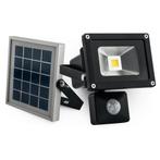 10W LED schijnwerper met zonnepaneel - 1000 Lumen - Koud, Ophalen of Verzenden, Nieuw