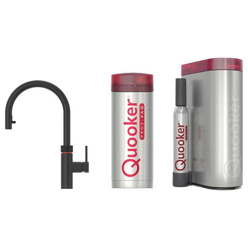 Quooker Flex Zwart met PRO3 Boiler + CUBE, Huis en Inrichting, Keuken | Keukenbenodigdheden, Verzenden