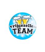 Button Vrijgezellen Team Man 5,5cm, Hobby en Vrije tijd, Verzenden, Nieuw
