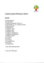 Alles-in-1 Leskist Project Kleding en Sport voor 60 leerling, Nieuw, Verzenden