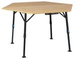 Defa Bamboe tafel 6 hoek traploos verstelbaar (Defa Tafels), Caravans en Kamperen, Kampeeraccessoires, Ophalen of Verzenden, Nieuw