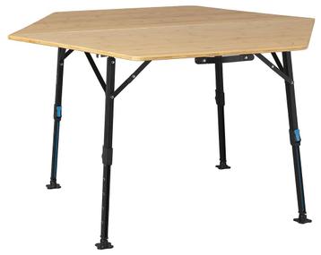 Defa Bamboe tafel 6 hoek traploos verstelbaar (Defa Tafels)