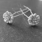 PaCaZa - Zilverkleurige Hairpins - Flower met Diamantjes..., Kleding | Dames, Nieuw, Ophalen of Verzenden