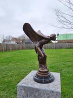 Beeld, Rolls Royce Logo - Spirit of Ecstasy - 38 cm - Brons,, Antiek en Kunst