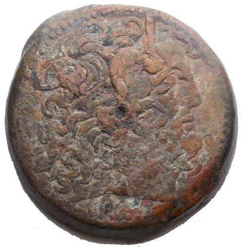 Griekenland. Ptolemaeus IV Philopator (222-205/4 v.Chr.)., Postzegels en Munten, Munten | Europa | Niet-Euromunten