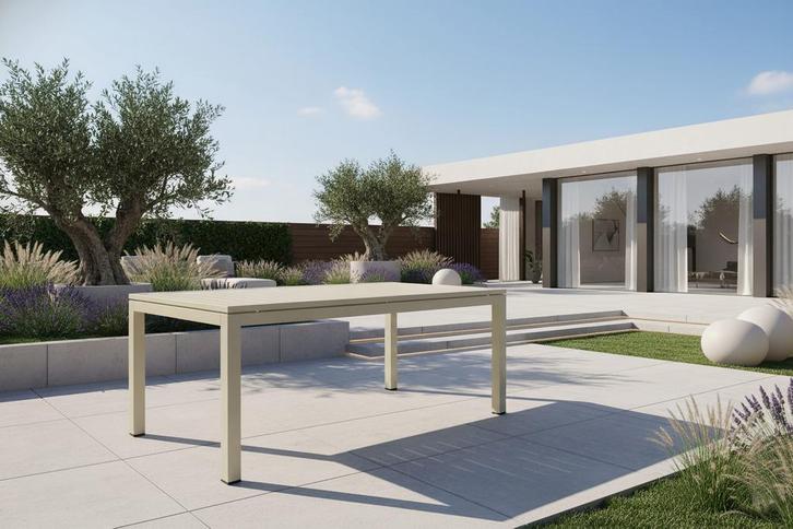 Taste by 4 Seasons Crown tafel sand |, Tuin en Terras, Tuinsets en Loungesets, Ophalen of Verzenden