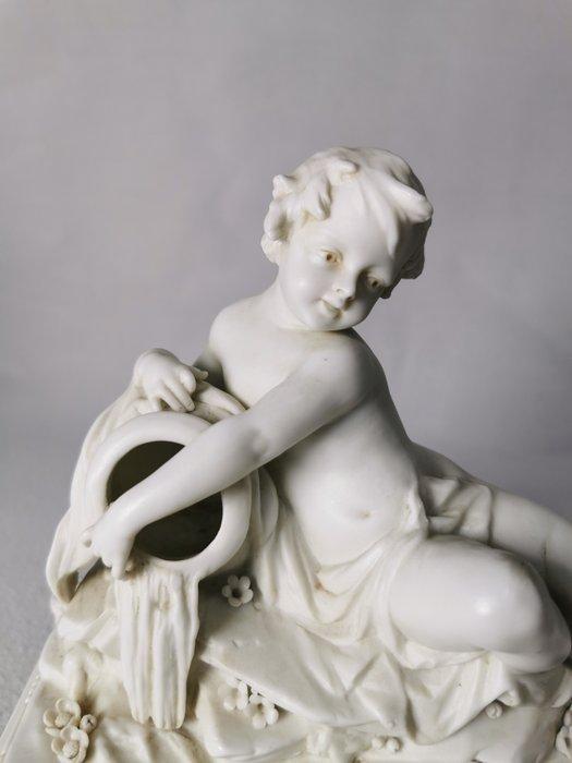 Porzellanfabrik E.&A. Müller - Beeld, Porcellana Biscuit in, Antiek en Kunst, Antiek | Glas en Kristal