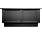 Zwarte toonbank van 130 cm breed