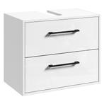 Wastafel Onderkast Florence 60 x cm 35 cm x 47 cm - Mat Wit, Huis en Inrichting, Verzenden, Nieuw, Wastafelkast