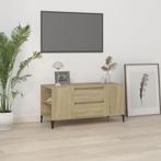 vidaXL Tv-meubel 102x44,5x50 cm bewerkt hout sonoma, Huis en Inrichting, Kasten | Televisiemeubels, 100 tot 150 cm, Verzenden