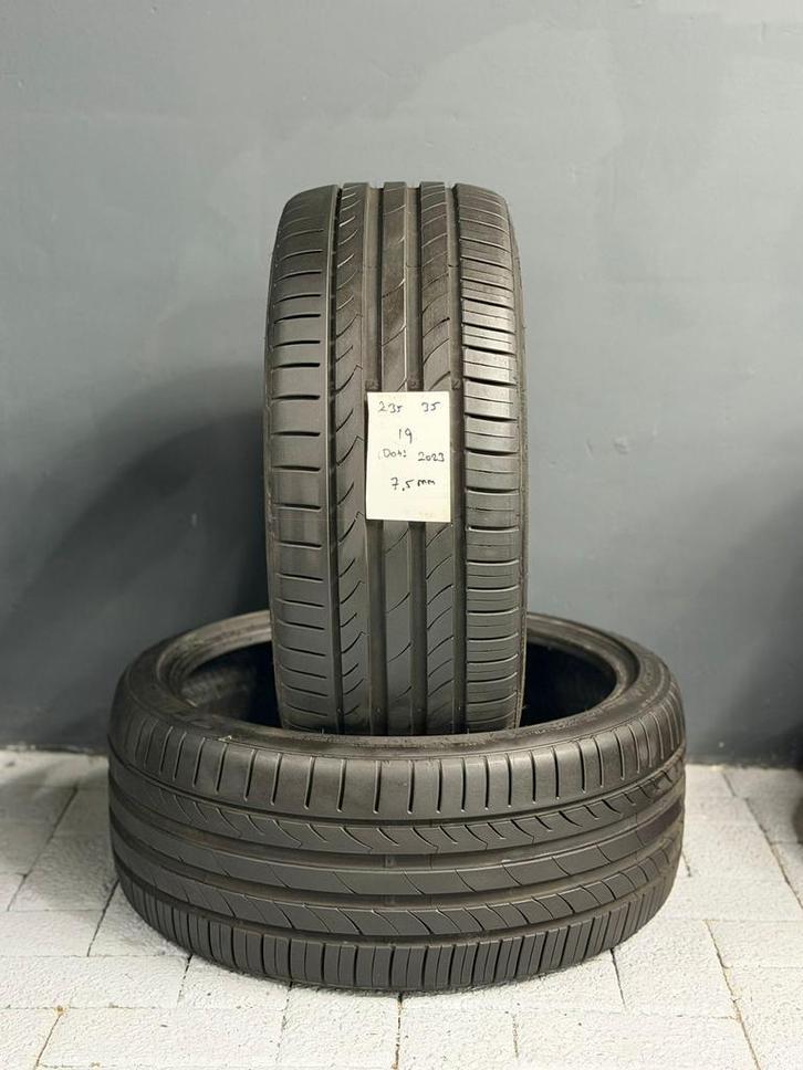 235/35/19 TROCMOH 7,5MM 2 STUKS €130 (2023), Auto-onderdelen, Banden en Velgen, 19 inch, Zomerbanden, 235 mm, Personenwagen, Gebruikt