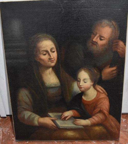 Italiaanse school (XVII) - La giovinezza di Maria, Antiek en Kunst, Kunst | Schilderijen | Klassiek