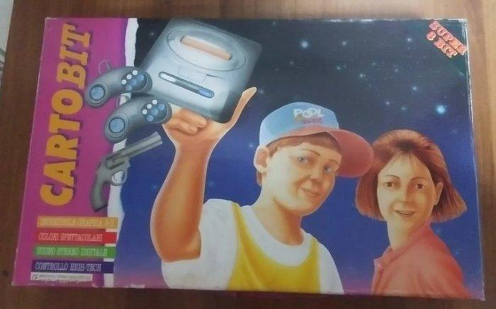 CARTO BIT RETROGAMING CONSOLE VINTAGE - GRAFICA 3-D, Spelcomputers en Games, Spelcomputers | Overige Accessoires