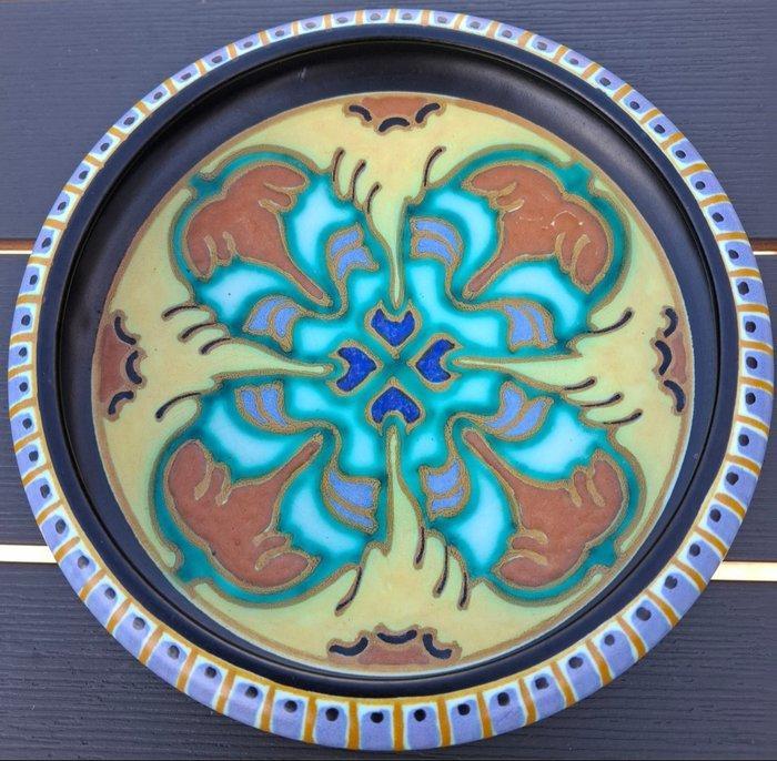 Plateel bakkerij Schoonhoven - Frans van Katwijk - Schaal -, Antiek en Kunst, Kunst | Designobjecten